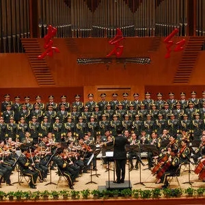 歌手中国人民解放军战友歌舞团合唱队的图片