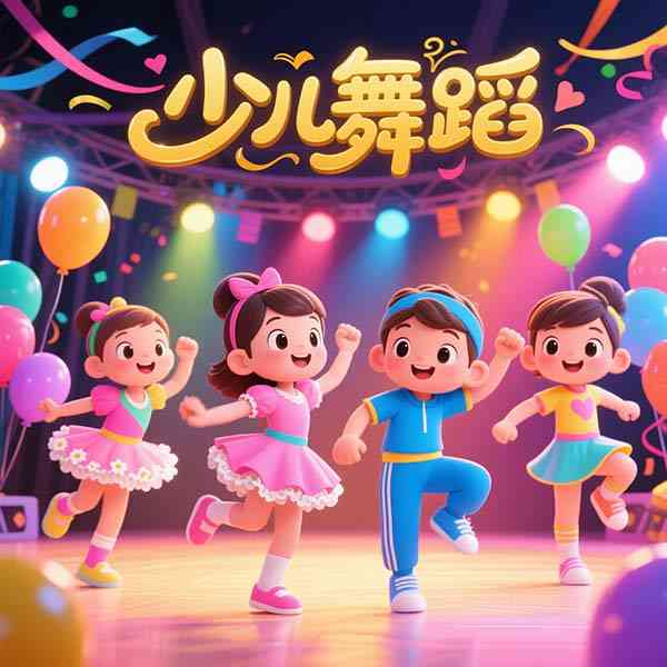伴奏春花-儿童舞蹈歌曲的封面